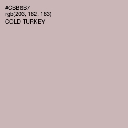 #CBB6B7 - Cold Turkey Color Image
